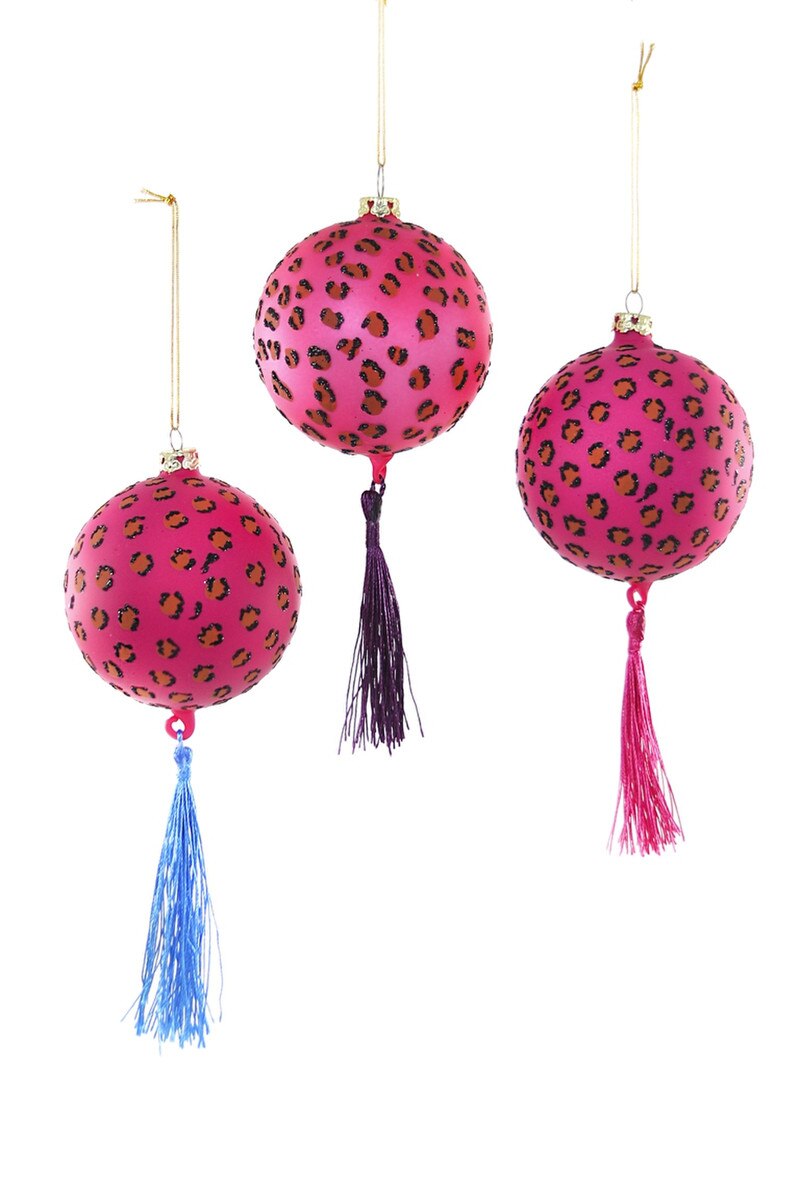 Leopard Bauble Ornament