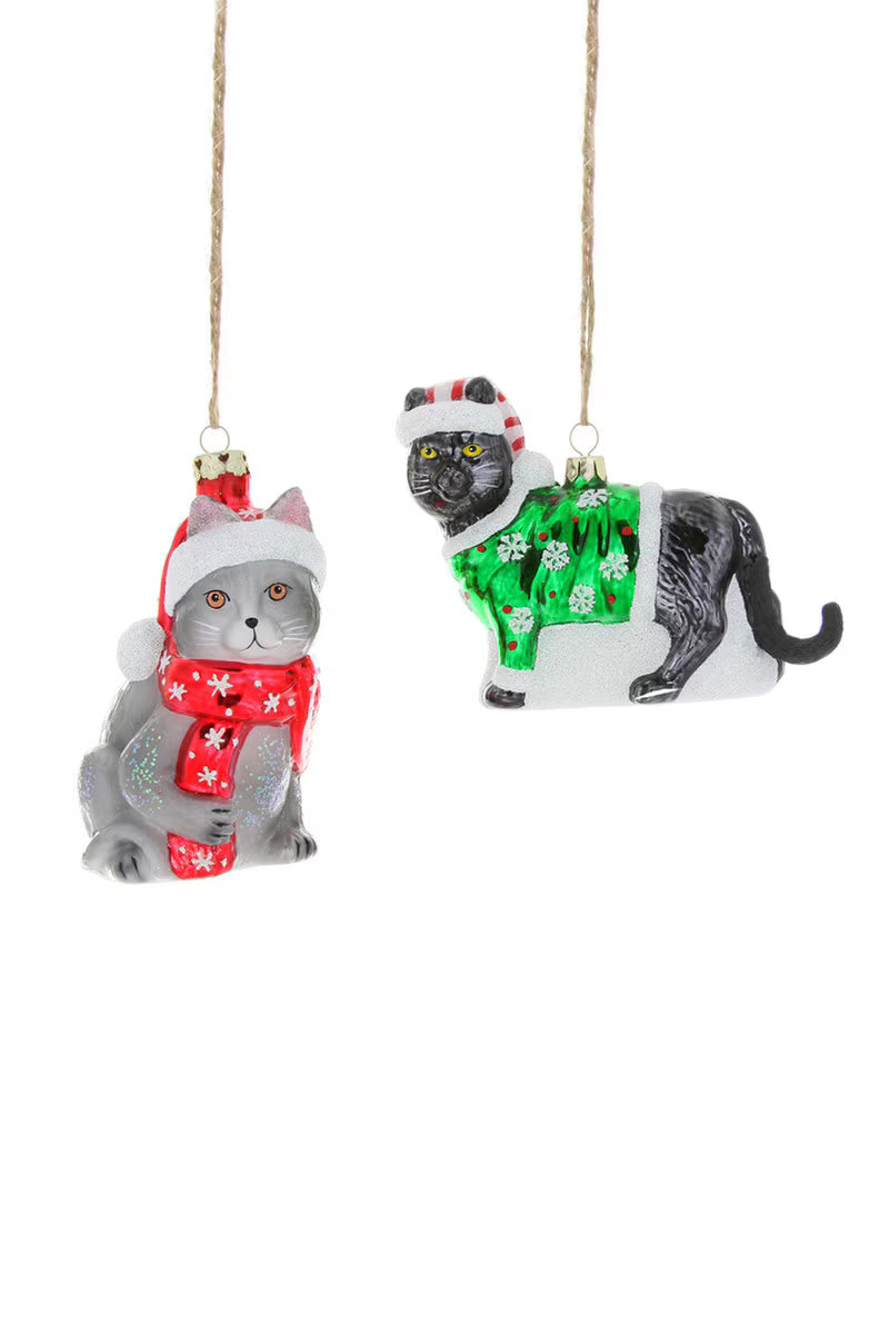 Festive Kitties Ornament