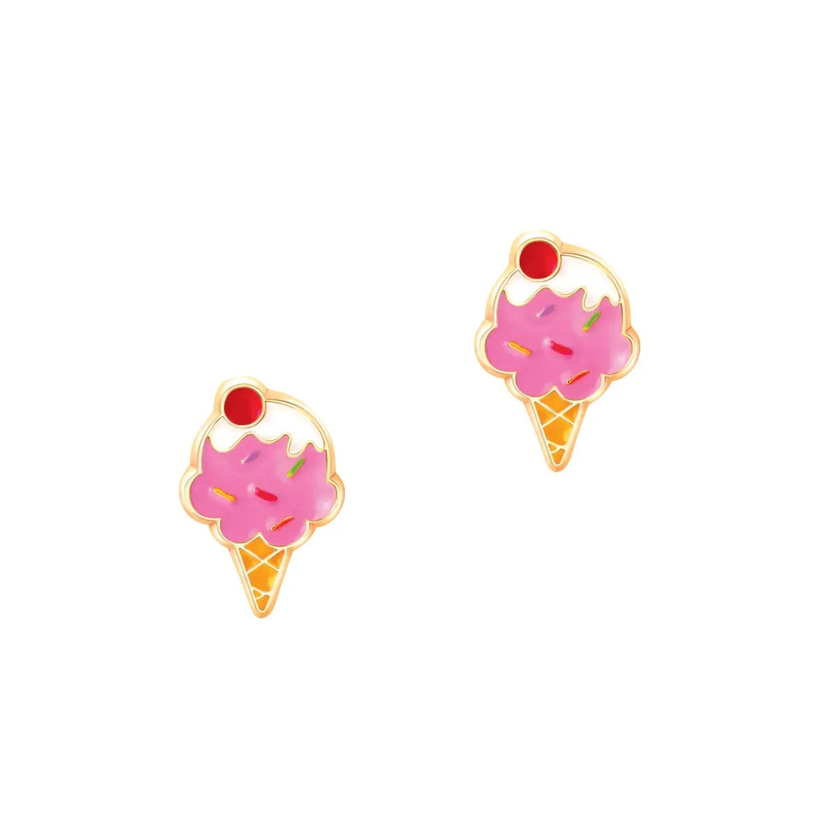 Ice Cream | Stud Earrings