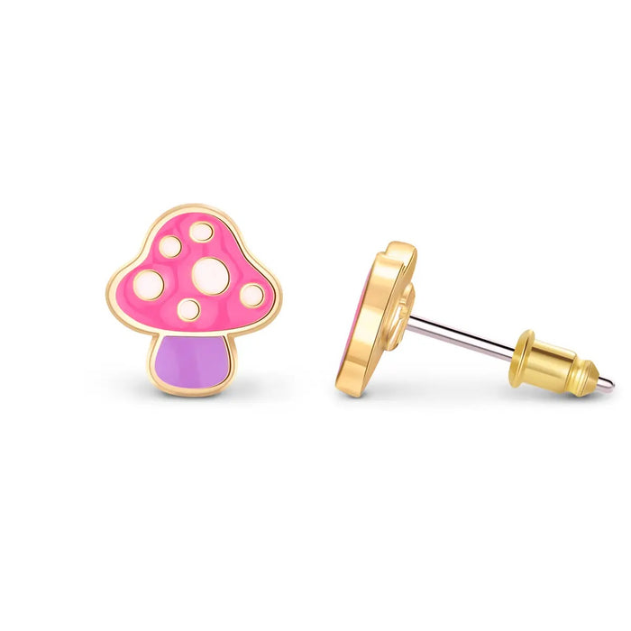 Mini Mushroom | Stud Earrings