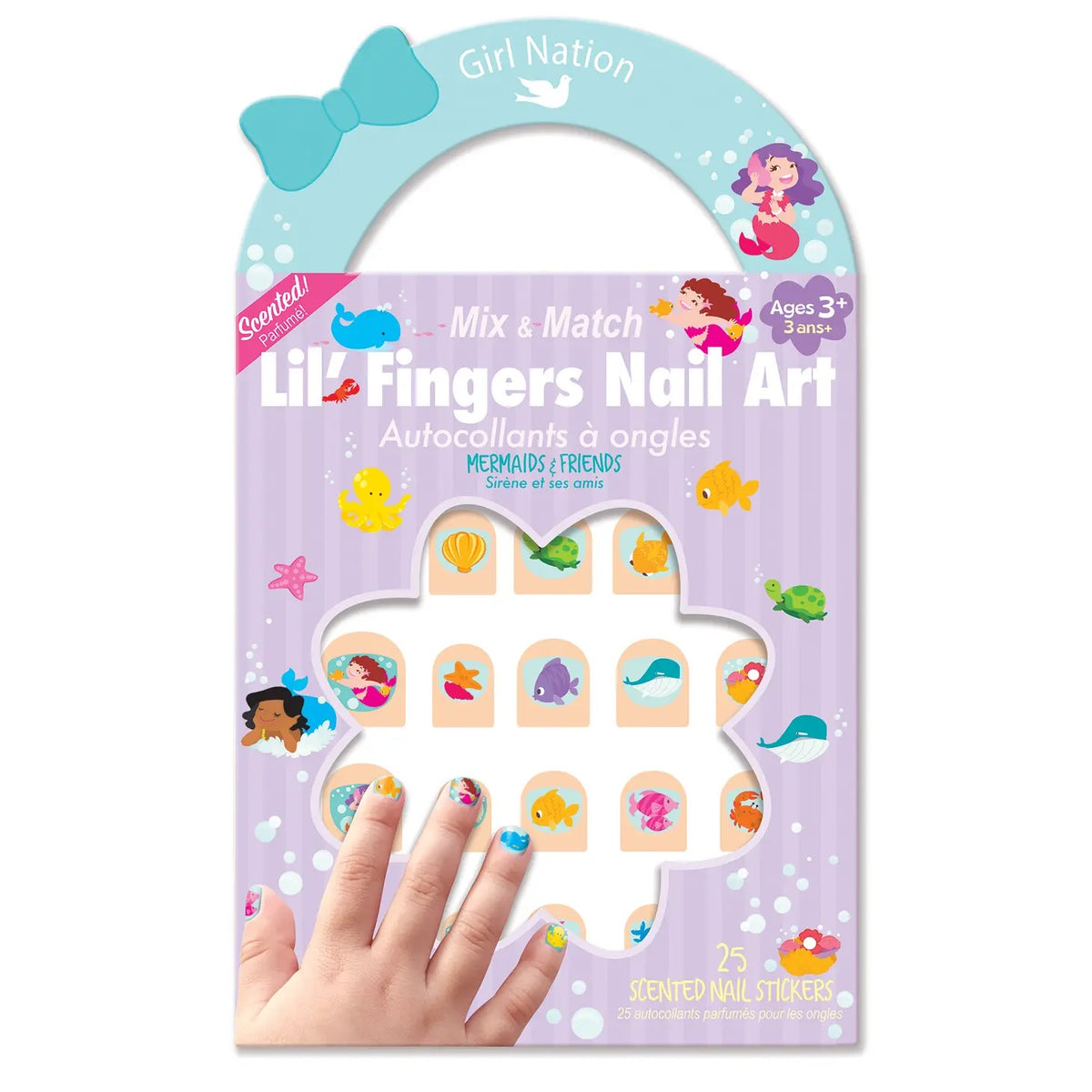 Lil’ Fingers Nail Art | Mermaids & Friends