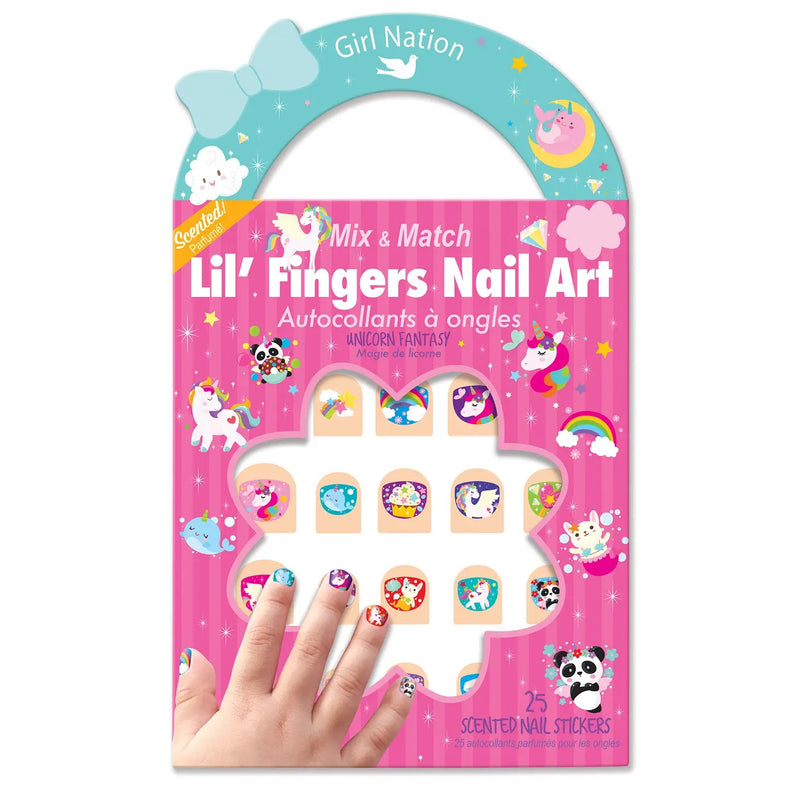 Lil’ Fingers Nail Art | Unicorn Fantasy
