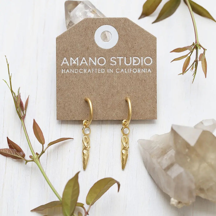 Amano Studio Miyuki Seed Bead Threader Earrings - Rainbow