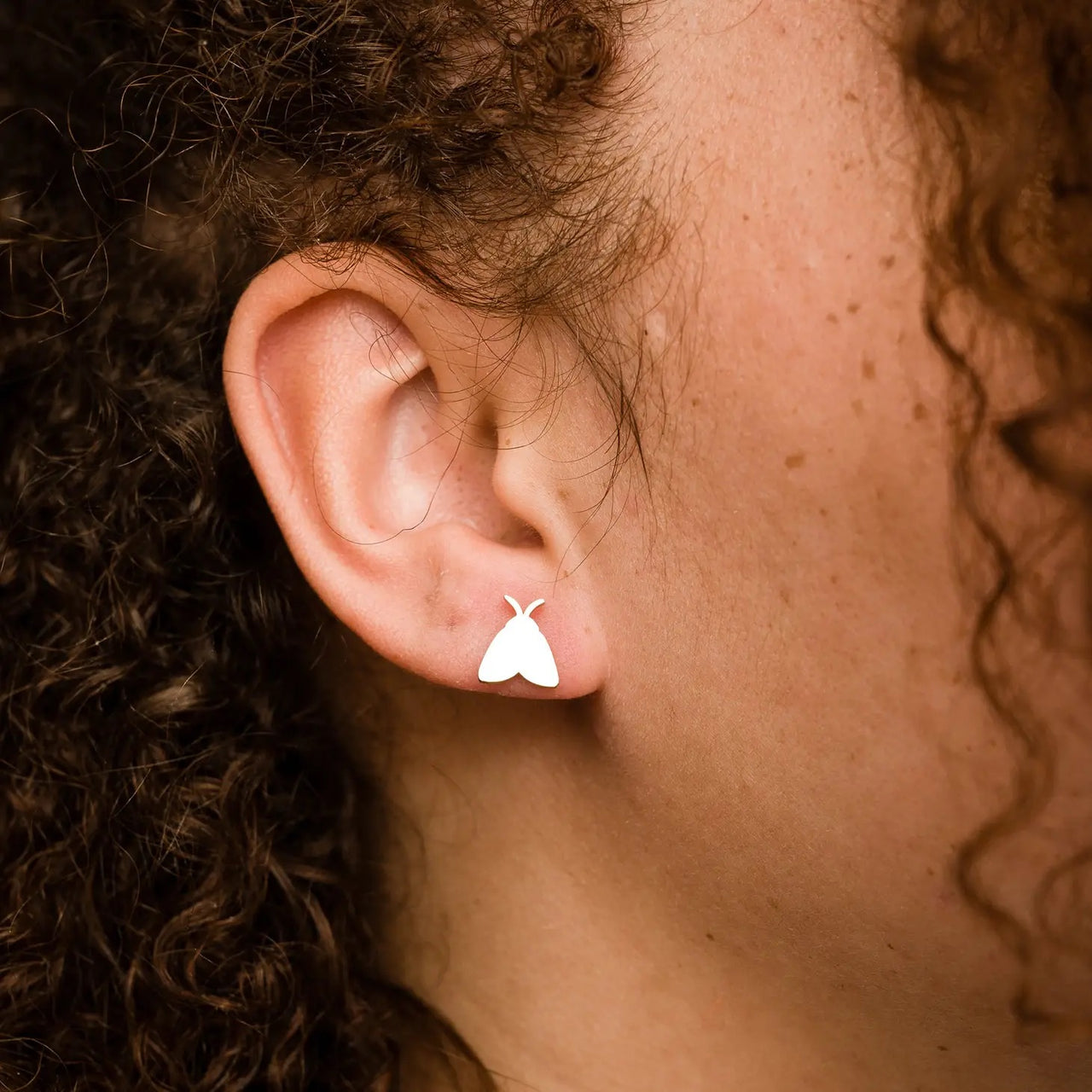 Moth Stud Earrings