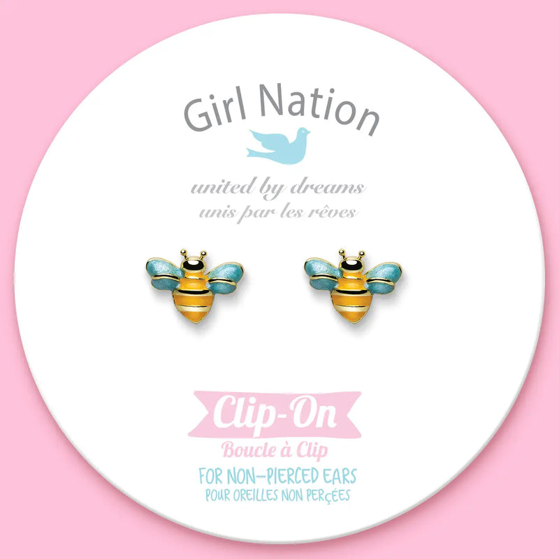 Buzzing Bee| Clip On Cutie Earrings