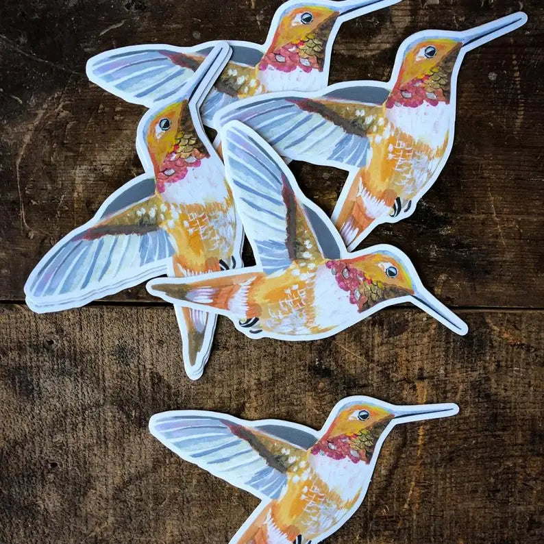 Rufous Hummingbird Sticker