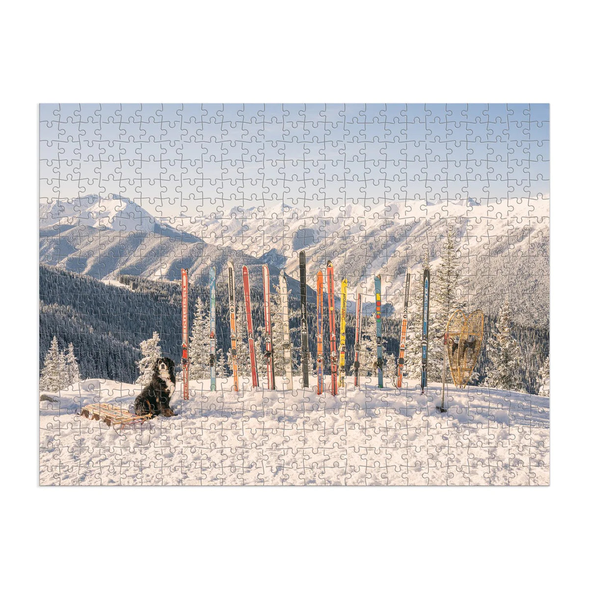 Skis & Truck | Gray Malin Double Sided Puzzle