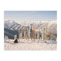 Skis & Truck | Gray Malin Double Sided Puzzle