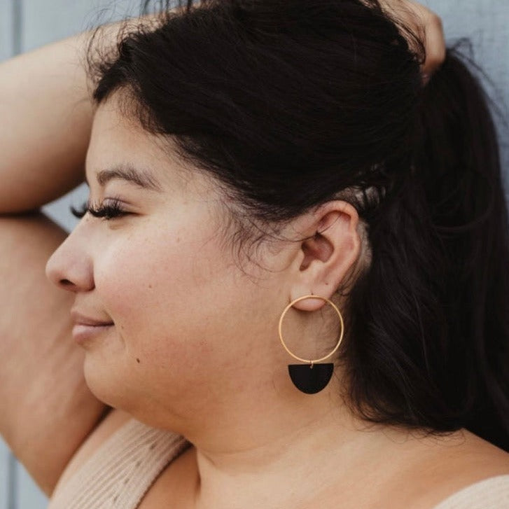 Autumn Moon Earrings