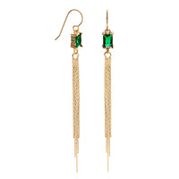 Emerald Duster Earrings