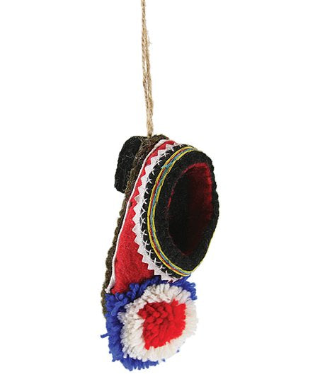 Folk Story Shoe Ornament