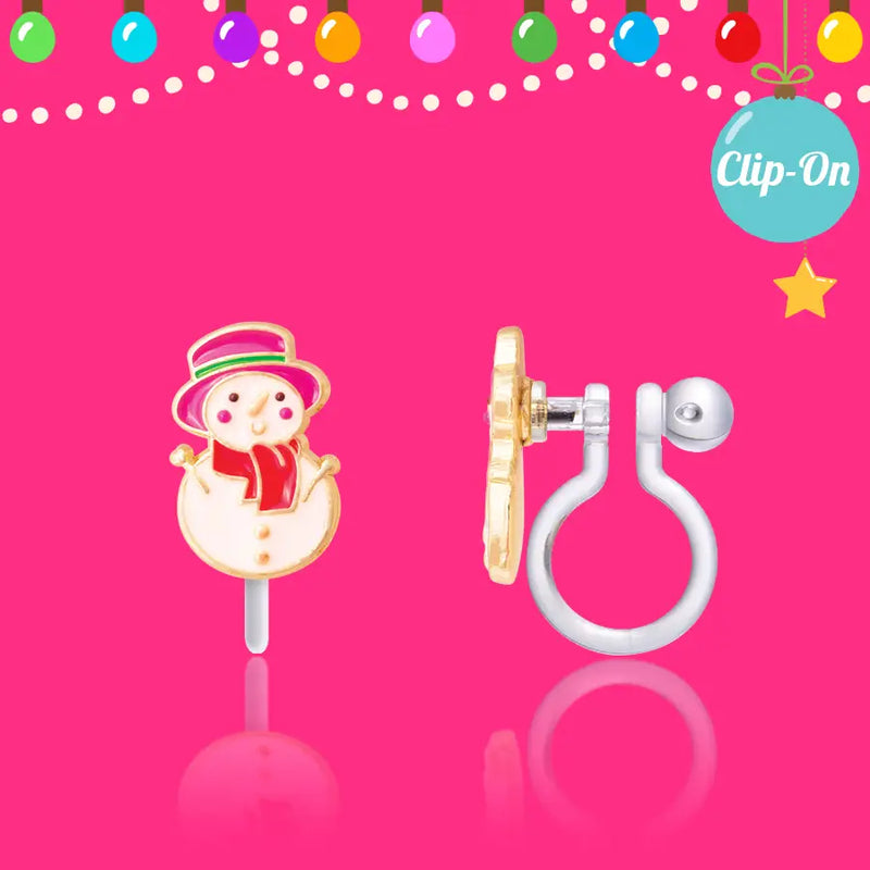 Snowman Wonderland | Clip On Cutie Earrings