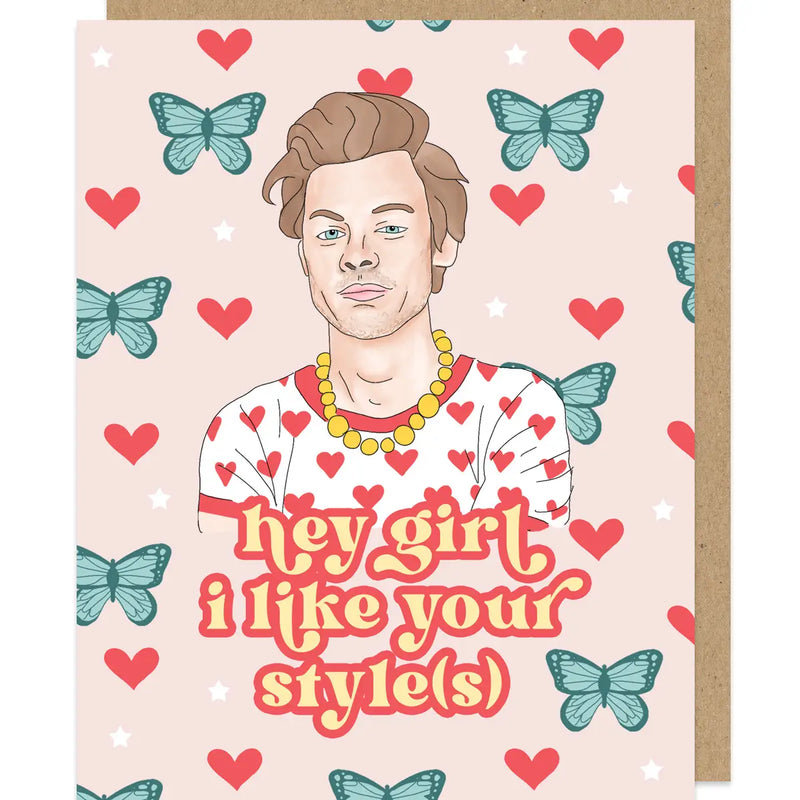 Harry Valentines Style Card