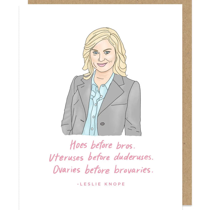 Leslie Knope Card