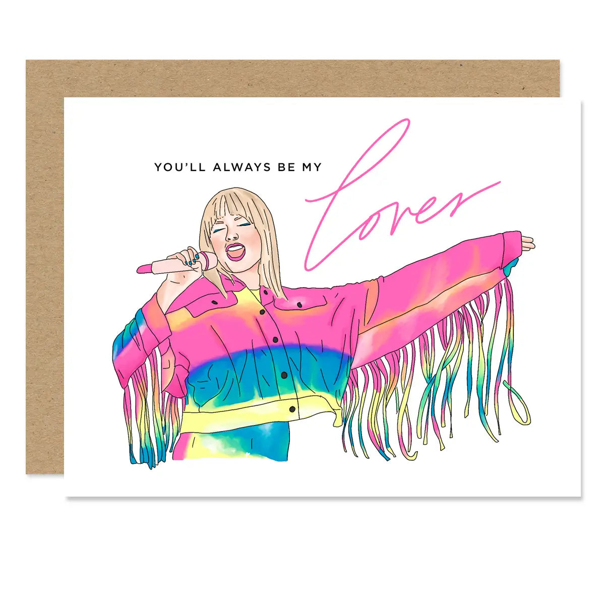 Taylor Swift Lover Valentines Card