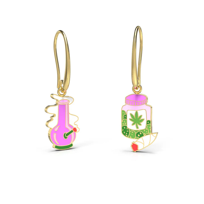 Bong & Weed Earrings