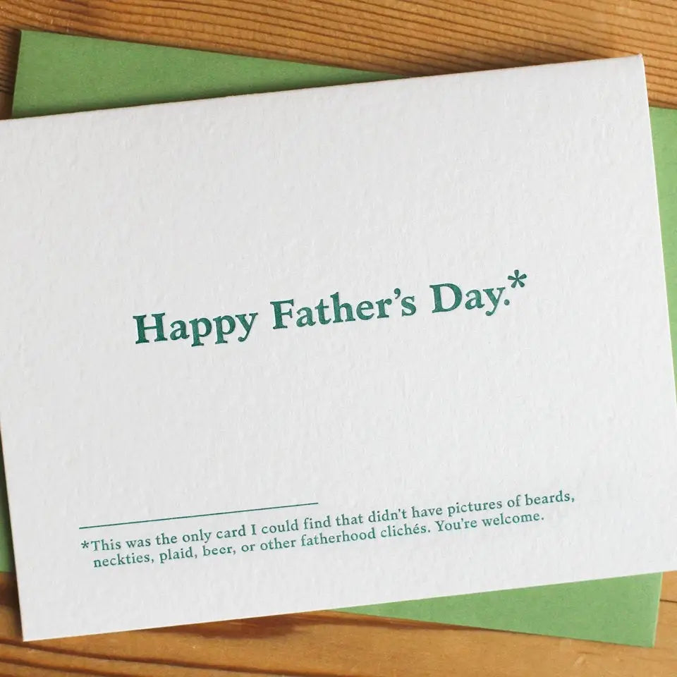 Cliche Fathers Day Card