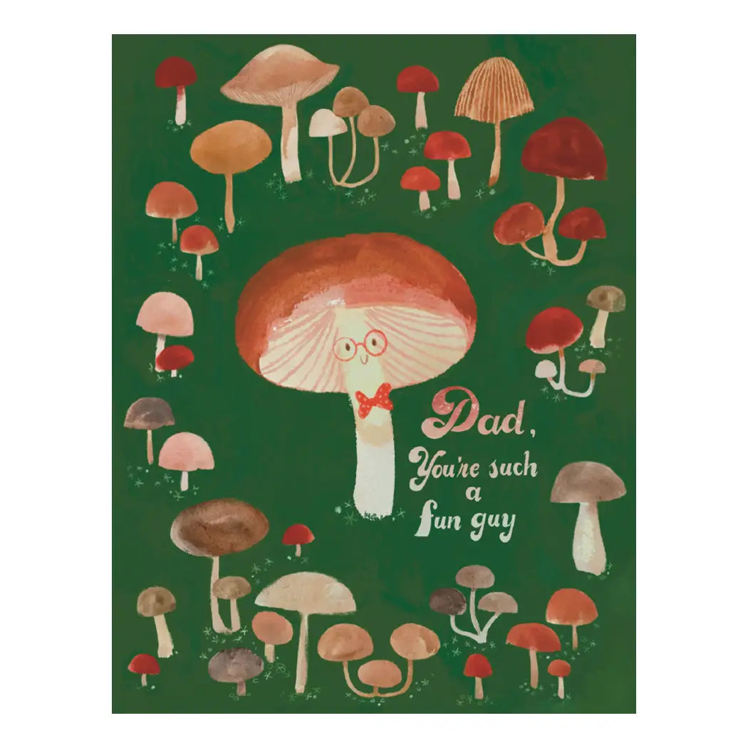 Mushroom Dad Fathers Day Card