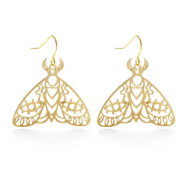 Emperor Moth Earrings