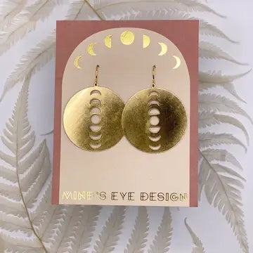 Lunar Phase Earrings