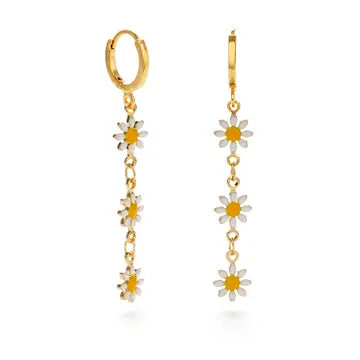 Daisy Chain Drop Earrings