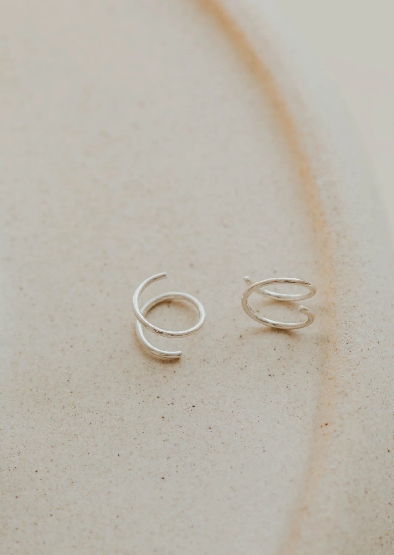 8mm Tiny Twist Earrings | Sterling Silver