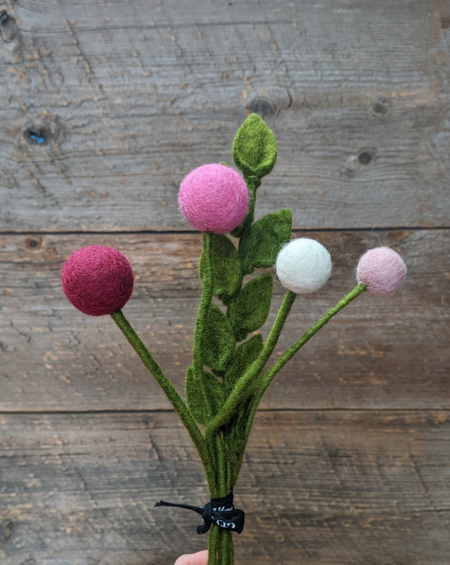 LOVE Felted Flower Bouquets 2025