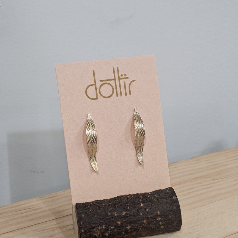 Dottir Willow Earrings | Brass