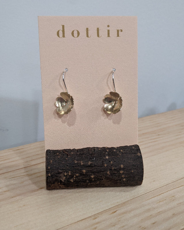 Dottir Poppy Earrings | Brass