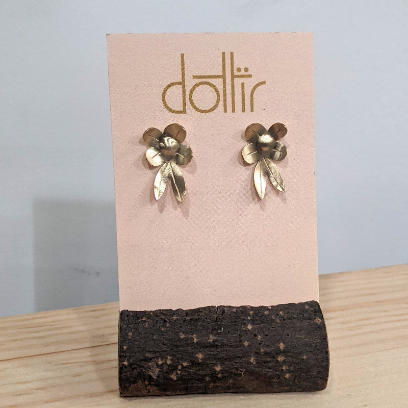 Dottir Brette Earrings | Brass