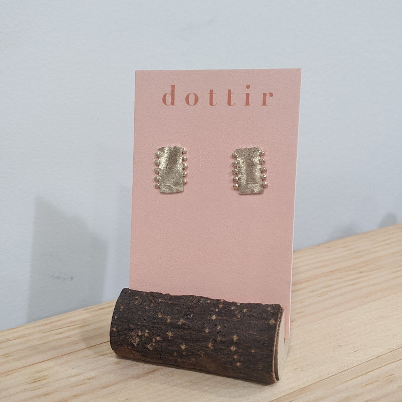 Dottir Fringe Earrings | Brass