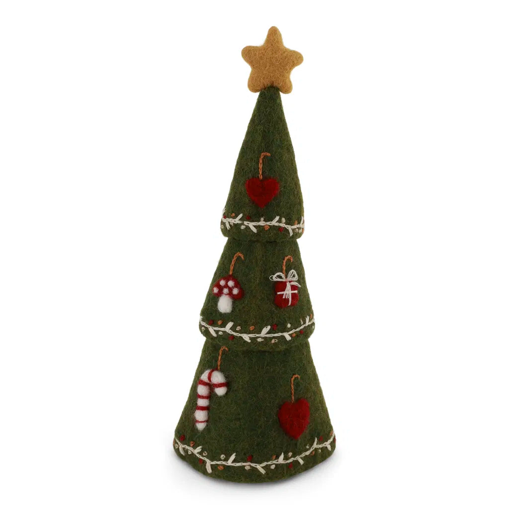 White | 3 in 1 Christmas Tree with Embroidery (Copy)