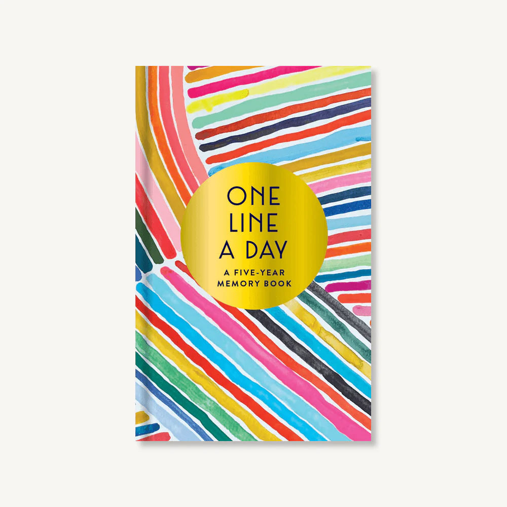 One Line A Day Journal | Vibrant Stripes