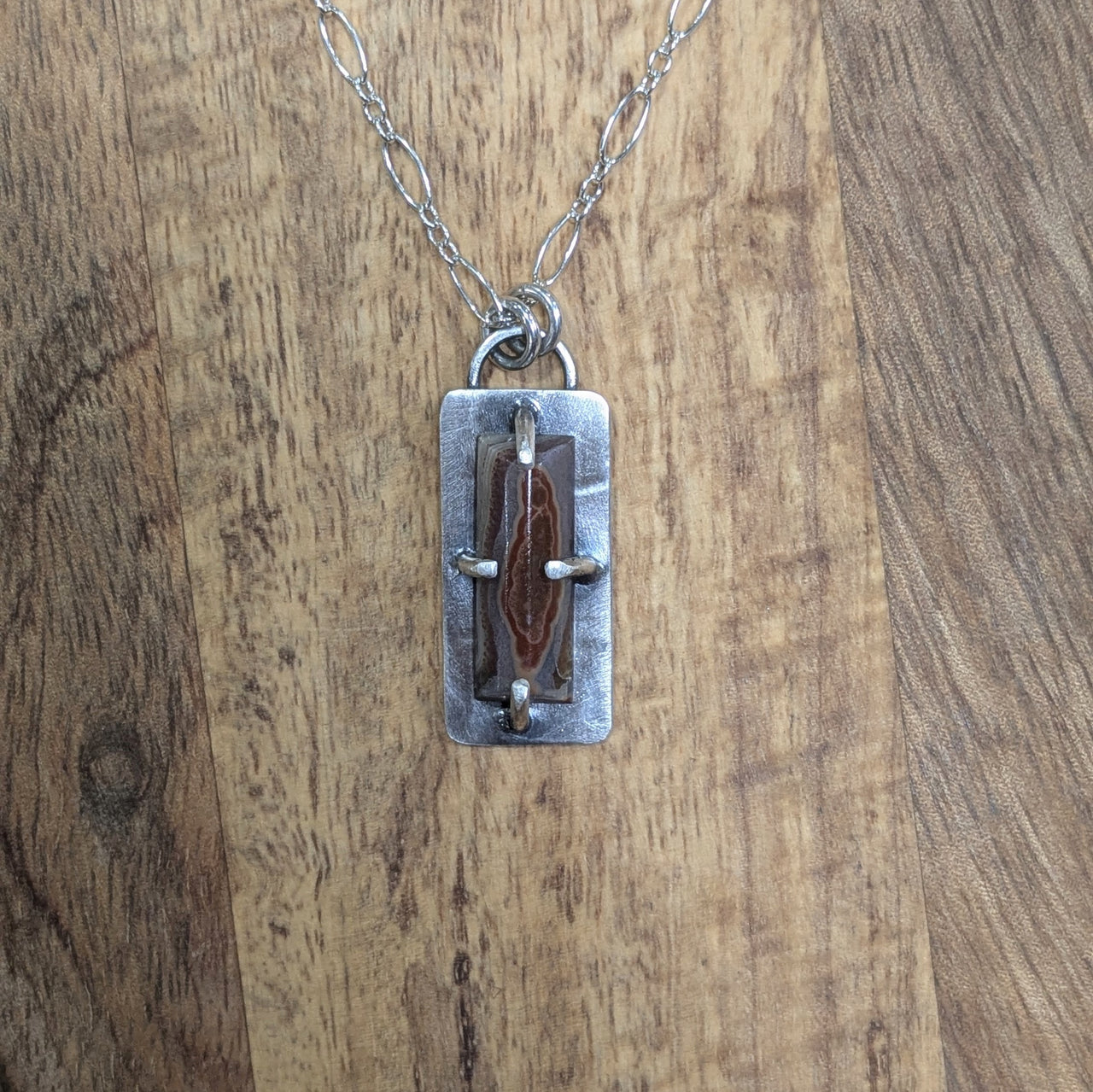 AS 299 Rock Collector’s Agate Necklace | Sterling Silver