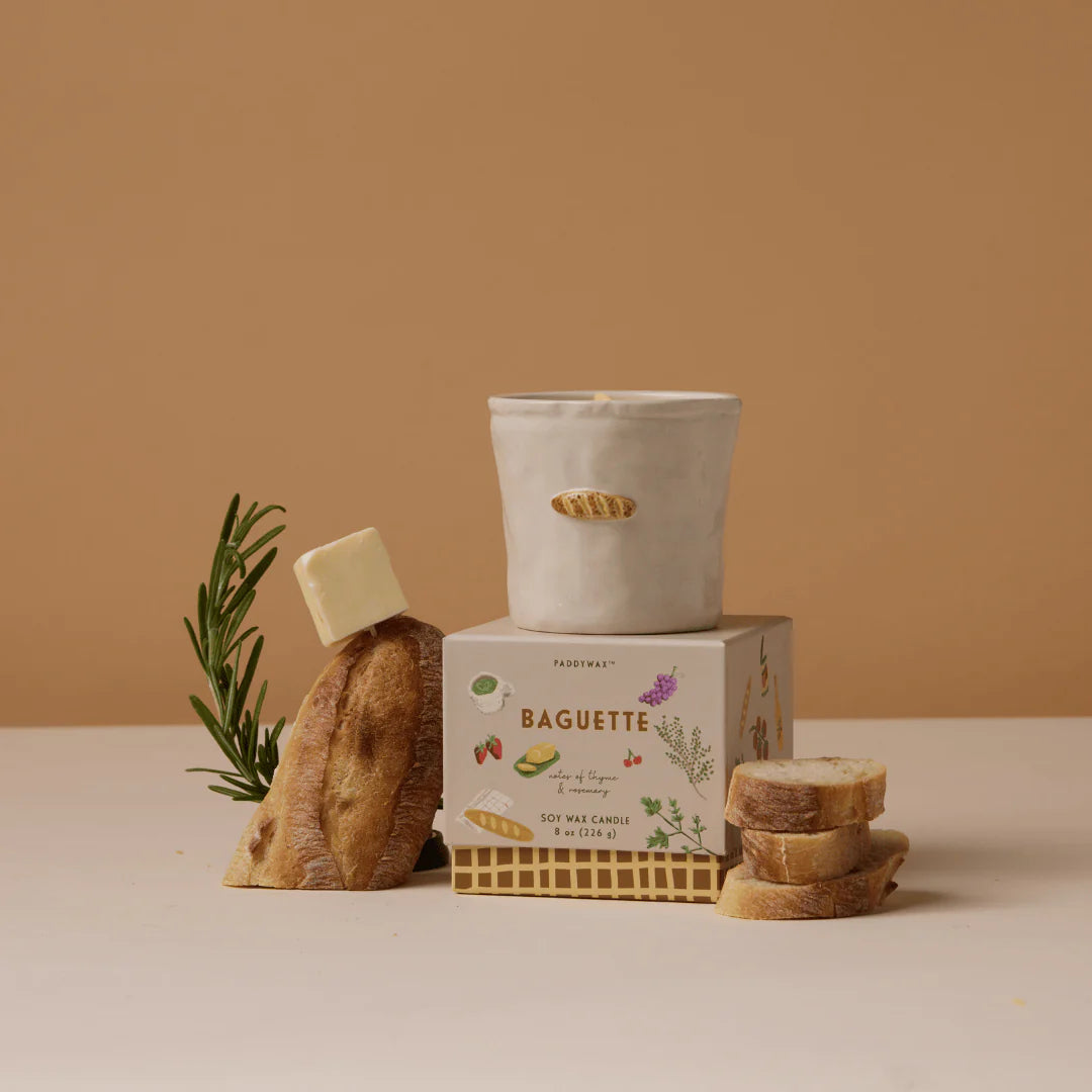Bistro Ceramic Candle | Baguette