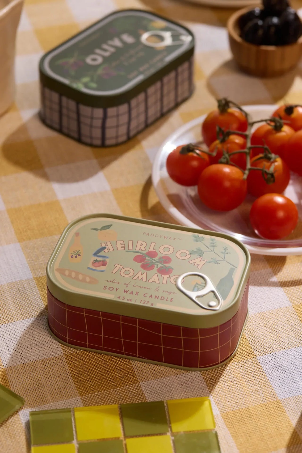 Bistro Tin Candle | Heirloom Tomato