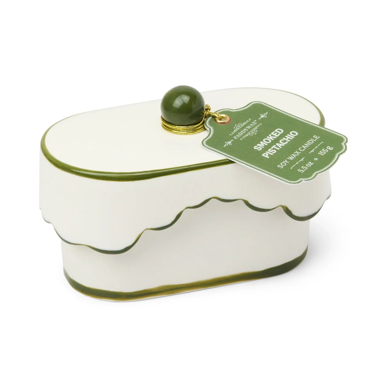 Cherie Porcelain Candle | Smoked Pistachio