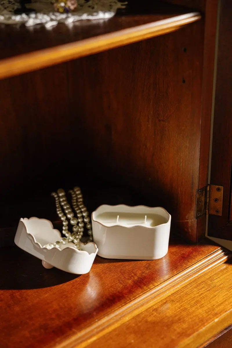 Cherie Porcelain Candle | Yuzu Woods