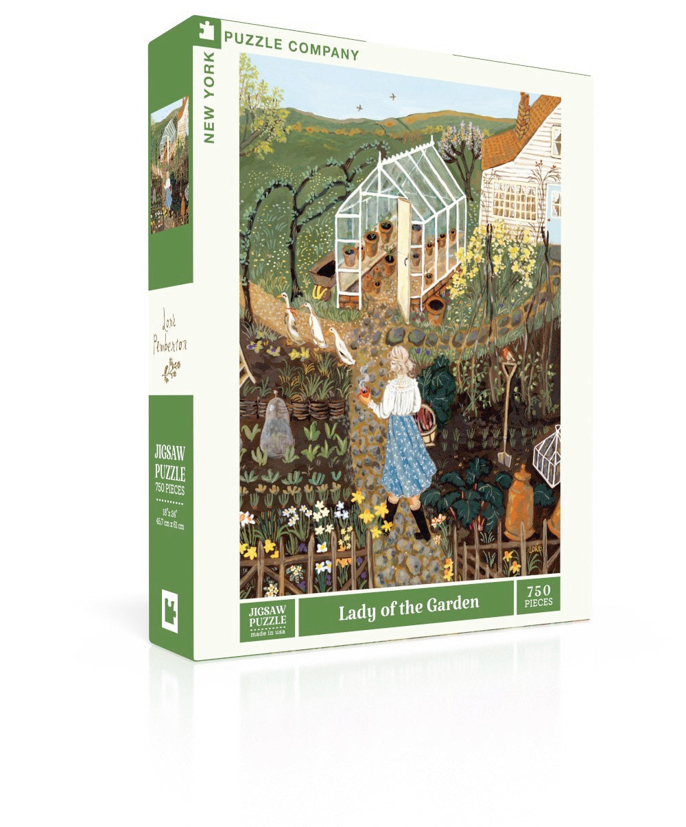 Lady of the Garden 750 Piece Puzzle
