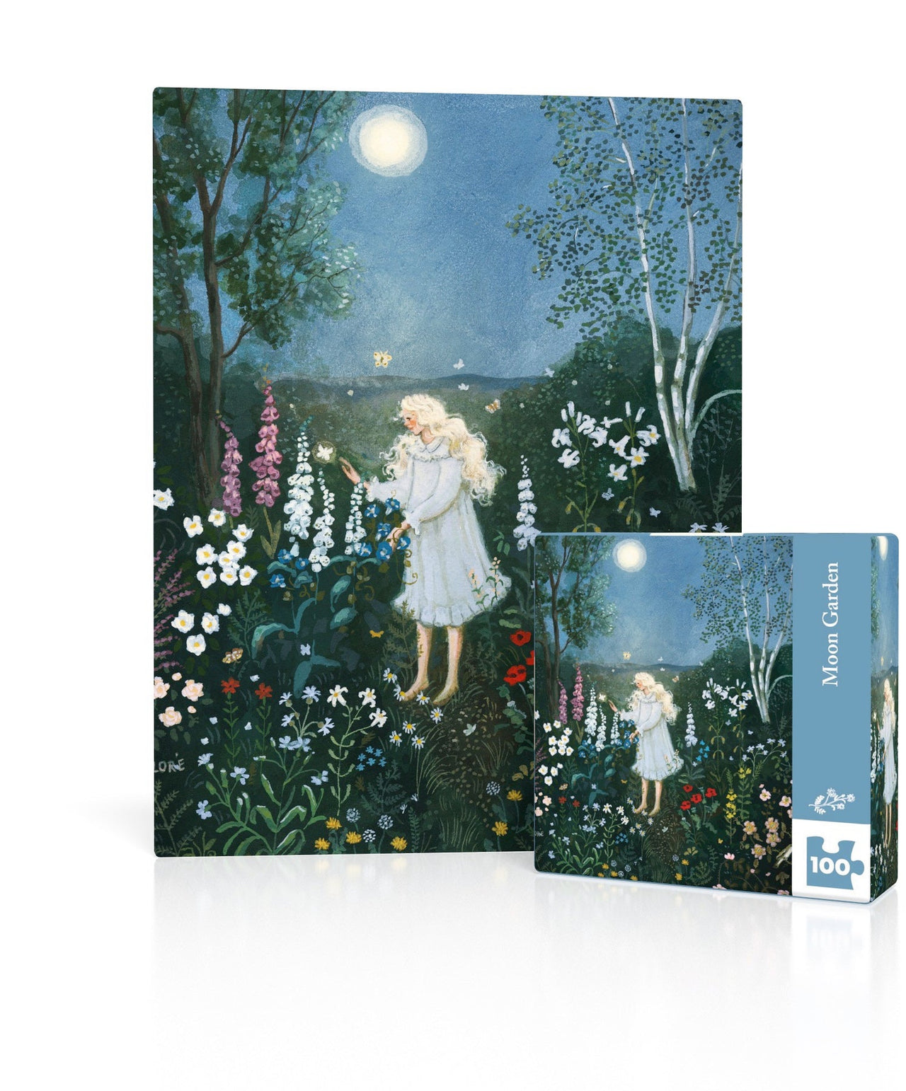 Moon Garden: 100 piece puzzle