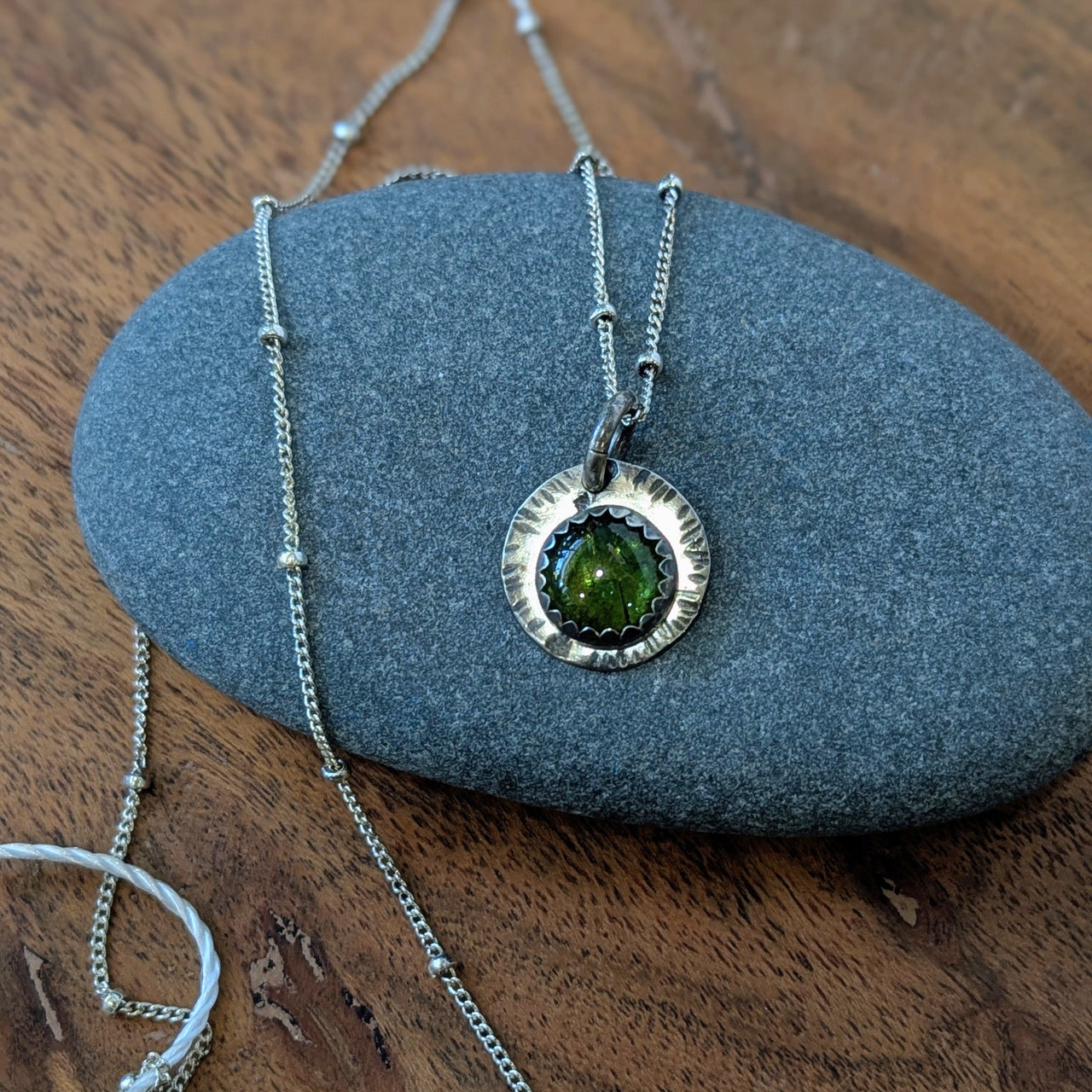 AS 65 Green Tourmaline Necklace