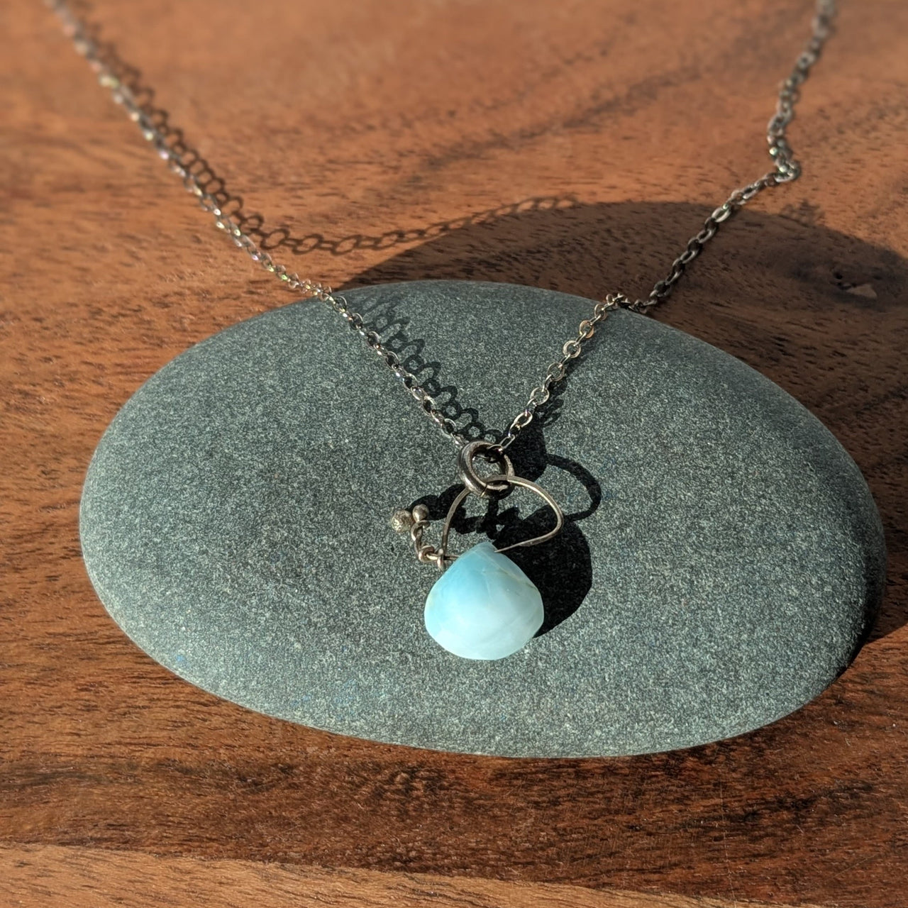 AS 95 Larimar Crystal Necklace