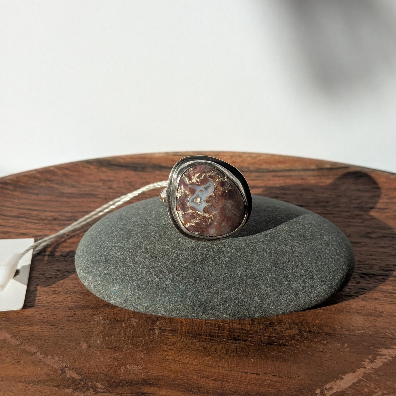 AS 141 Rock Collectors Lake Superior Agate Ring | size 9.5