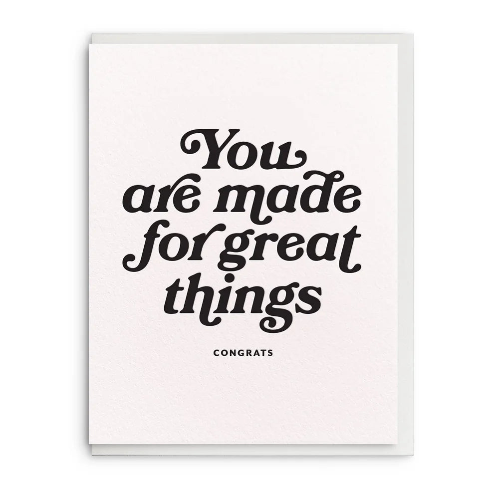 Great Things Card | Dahlia Press
