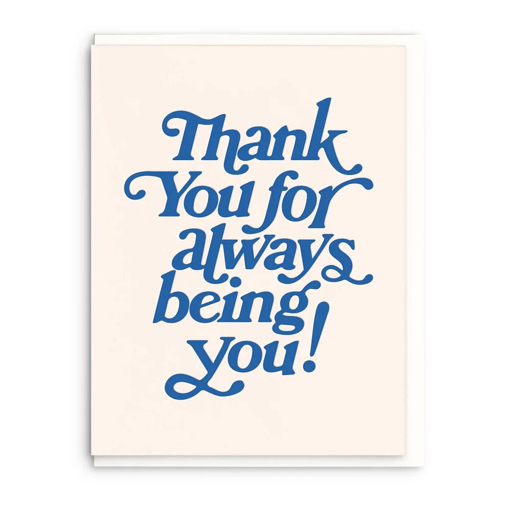 Thanks for Being You Card | Dahlia Press