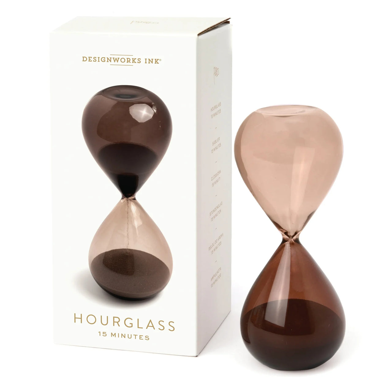 Hourglass | 15 minutes | Smoky Quartz