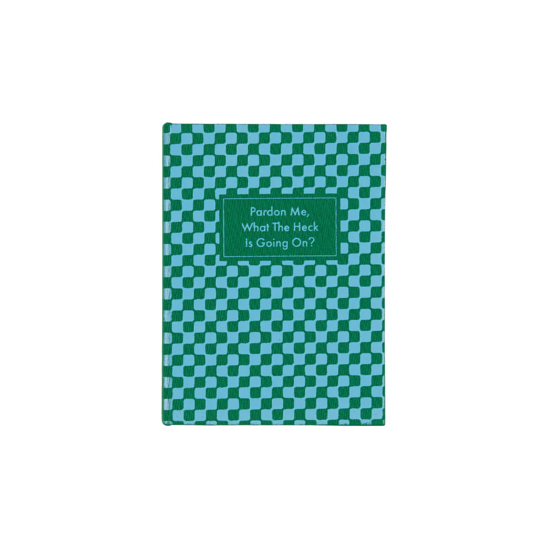 Pardon Me, What the Heck is Going On? | Vintage Book-Inspired Notepad