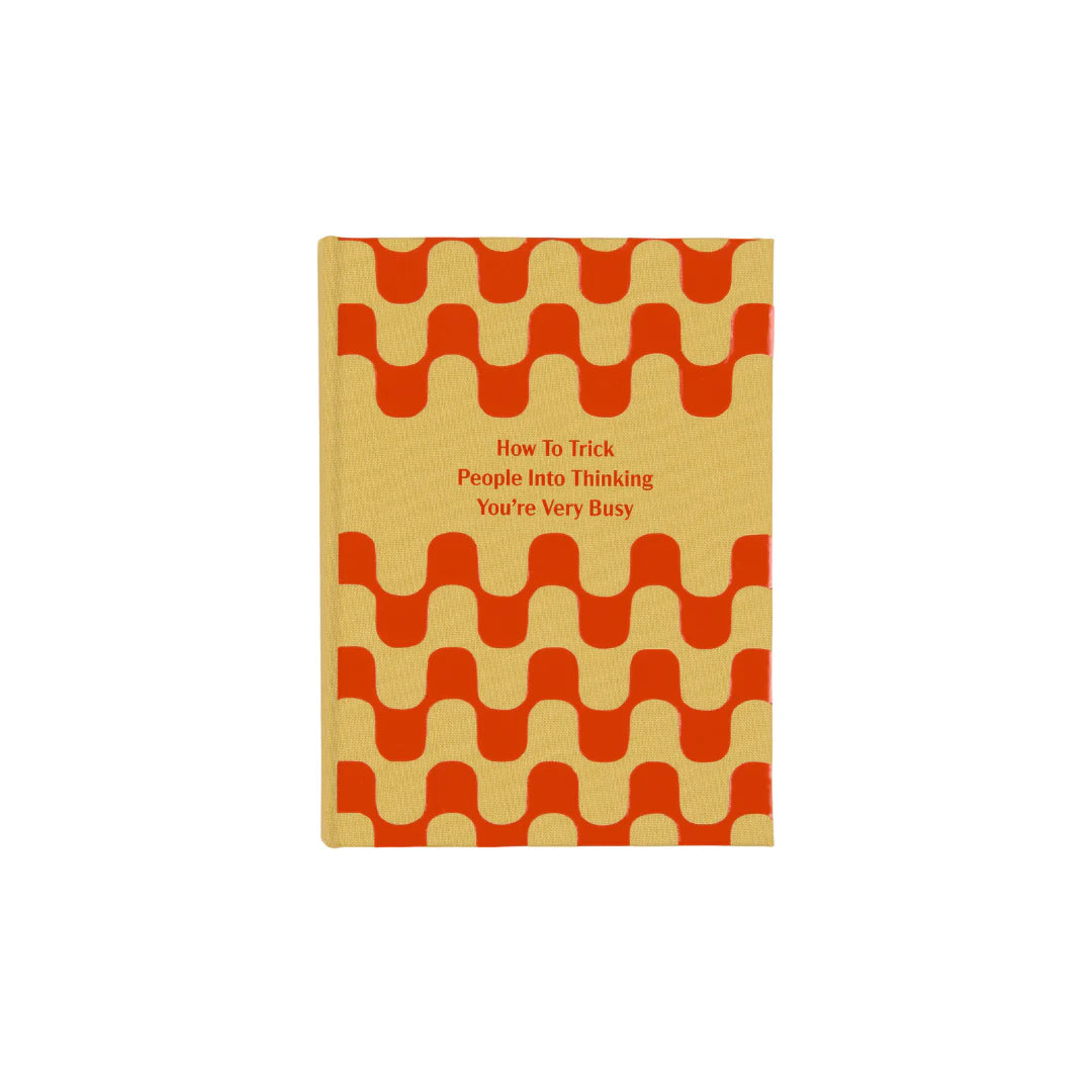 How to Trick People Into Thinking You’re Very Busy | Vintage Book-Inspired Notepad