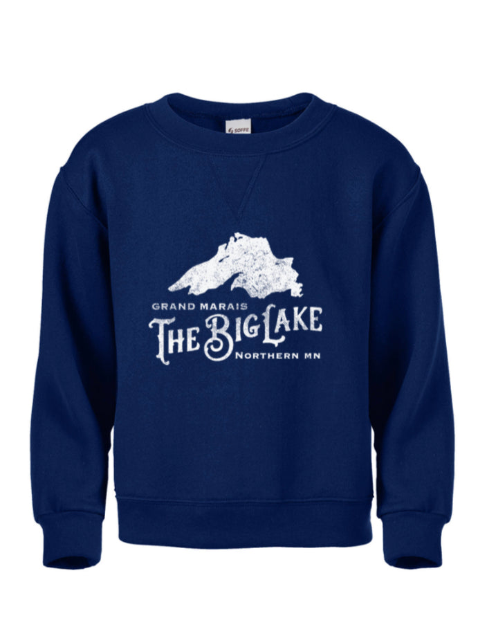 Blue | Big Lake Toddler & Youth Crewneck Sweatshirt