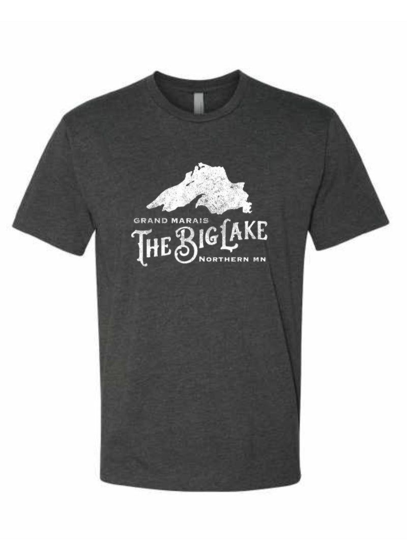 Charcoal Big Lake Logo T-Shirt